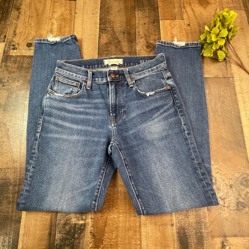 Madewell Medium Wash Slim Fit Jeans